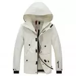 moncler veste printemps homme m800 hoodie blanc